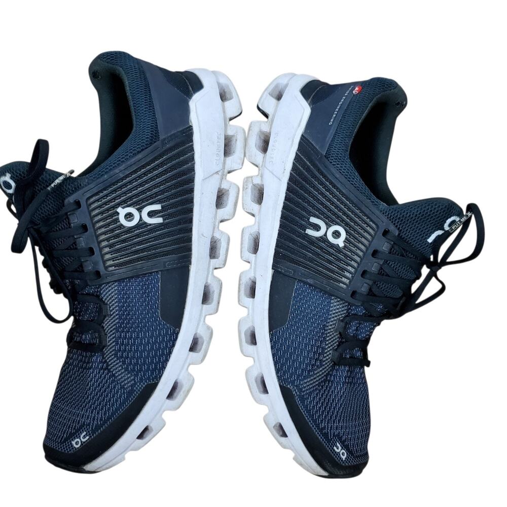 On Cloud Helion Sneakers Shoes Womens Size 9.5 Blue Crossfit Lace Up Cloudtec - Picture 5 of 13
